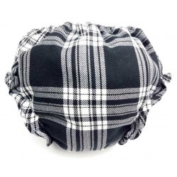 cubre pañal braguita escoces negro