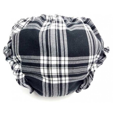 cubre pañal braguita escoces negro