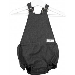 Peto Ranita para bebé gris gabardina