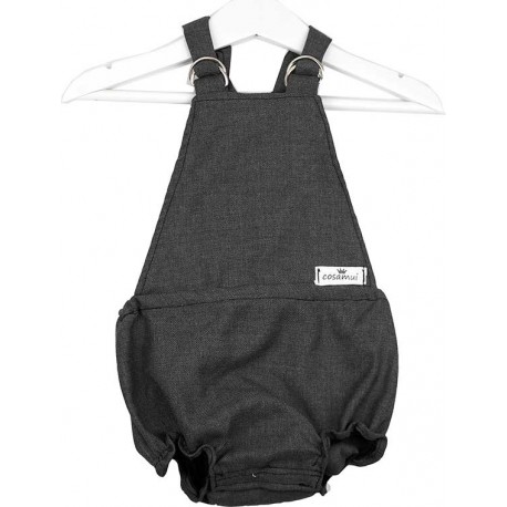 Peto Ranita para bebé gris gabardina