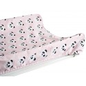 Funda cambiador bebe 80x50 panda rosa