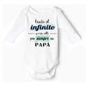 bodys bebé Hasta El Infinito Y Más Allá papá