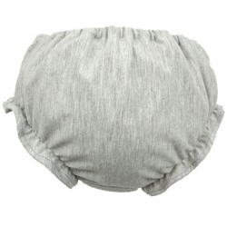 Culotte bebé punto gris