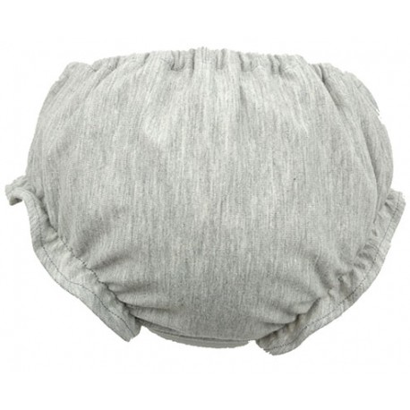 Culotte bebé punto gris