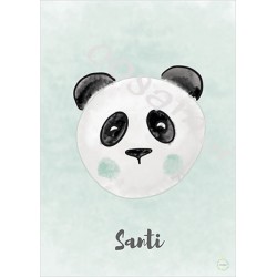 Laminas decorativas panda mint