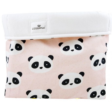 cesto de almacenaje new panda rosa