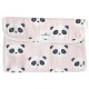 Portadocumentos bebé impermeable panda rosa