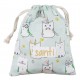 bolsa merienda personalizada niño niña cat unicorn