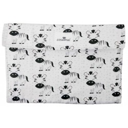 Portadocumentos bebé impermeable cebra