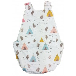 Peto espalda cerrada cactus y tipis