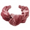 Diadema mujer terciopelo rosa