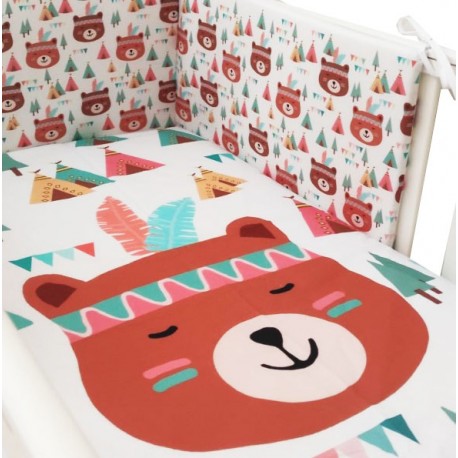 Chichonera Nórdica Cuna Osos tipis