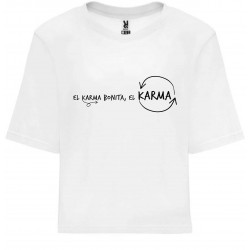Camiseta mujer karma