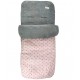 Saco invierno silla paseo bebé escocés avispa rosado