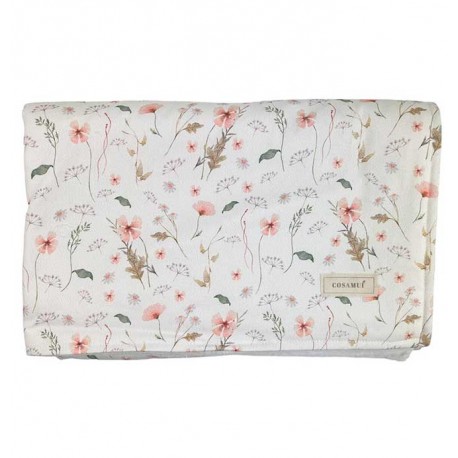 manta carrito paseo bebe amapola