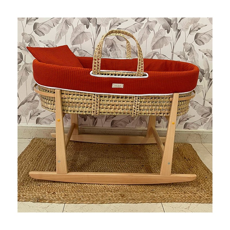 Capazo Bebe Moisu00e9s Bebe Cuna Naturaleza Con Soporte