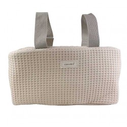Bolso organizador waffle beige