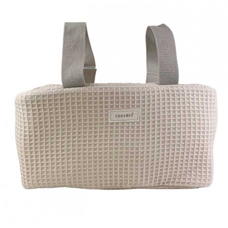 Bolso organizador waffle beige