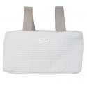 Bolso organizador waffle blanco