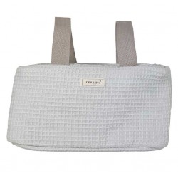 Bolso organizador waffle gris