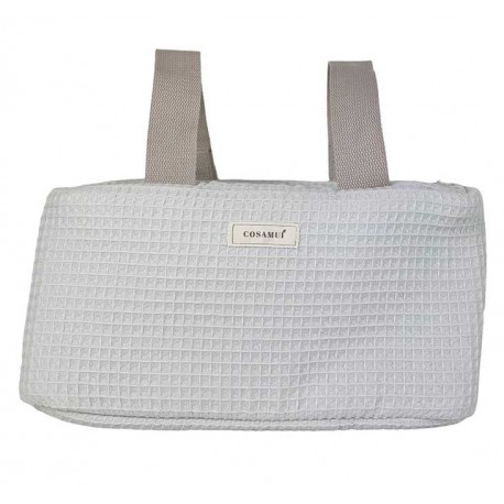 Bolso organizador waffle gris