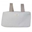 Bolso organizador waffle gris