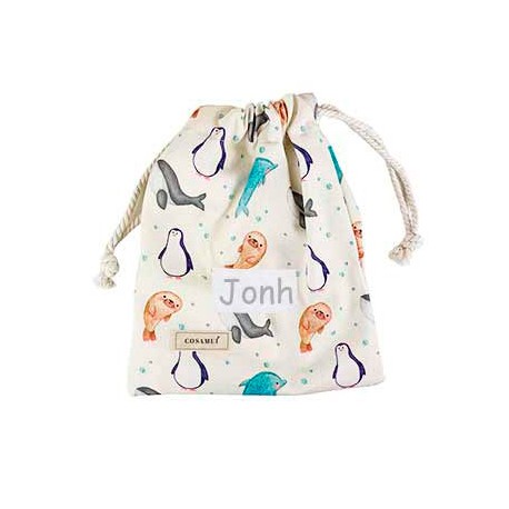 bolsa merienda escuela infantil personalizada ártico