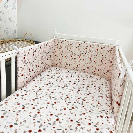 Sábanas Cuna 60x120 Set Sabana Cuna Algodu00f3n Deshilado Blanco