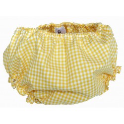 Culot amarillo vichy